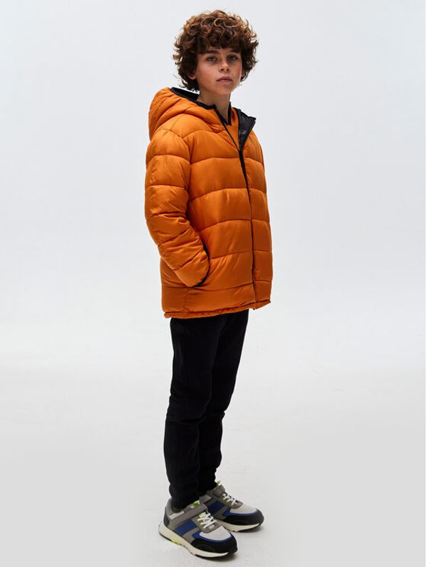 Mayoral Mayoral Пухено яке 7.435 Оранжев Regular Fit