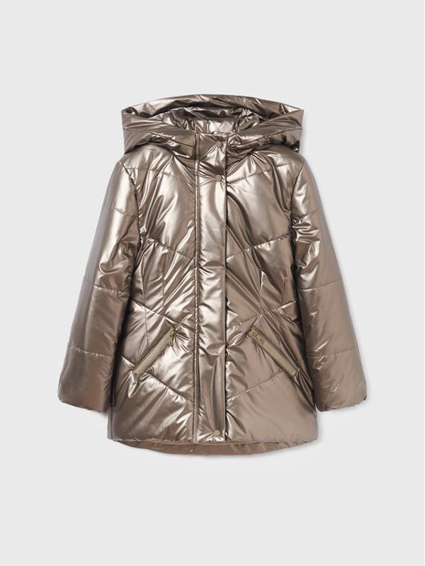 Mayoral Mayoral Пухено яке 7486 Златист Regular Fit