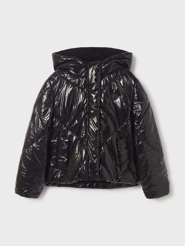 Mayoral Mayoral Пухено яке 7488 Черен Regular Fit