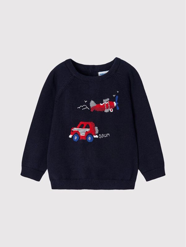 Mayoral Mayoral Пуловер 2302 Тъмносин Regular Fit