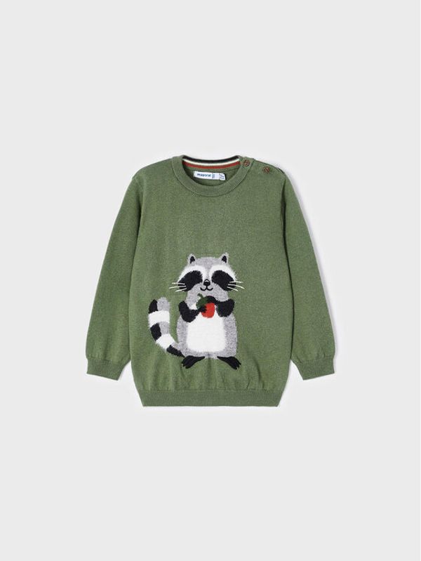 Mayoral Mayoral Пуловер 2305 Зелен Regular Fit