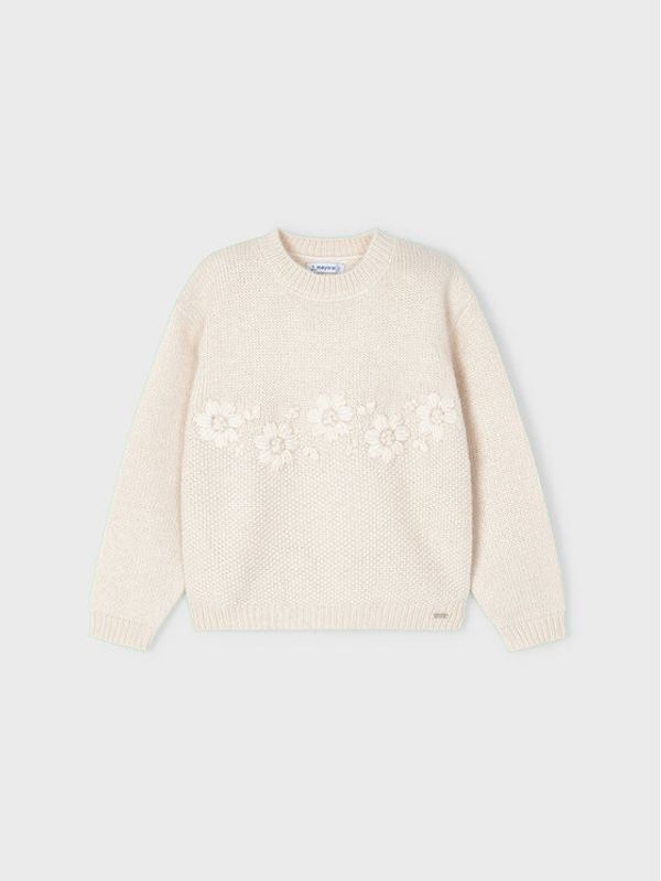 Mayoral Mayoral Пуловер 4.301 Екрю Regular Fit
