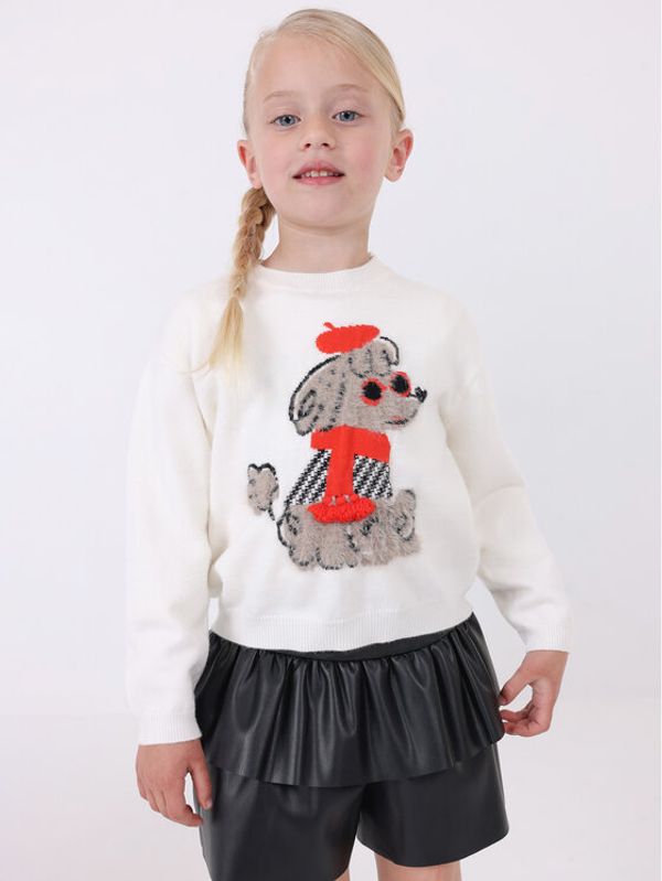 Mayoral Mayoral Пуловер 4.306 Екрю Regular Fit