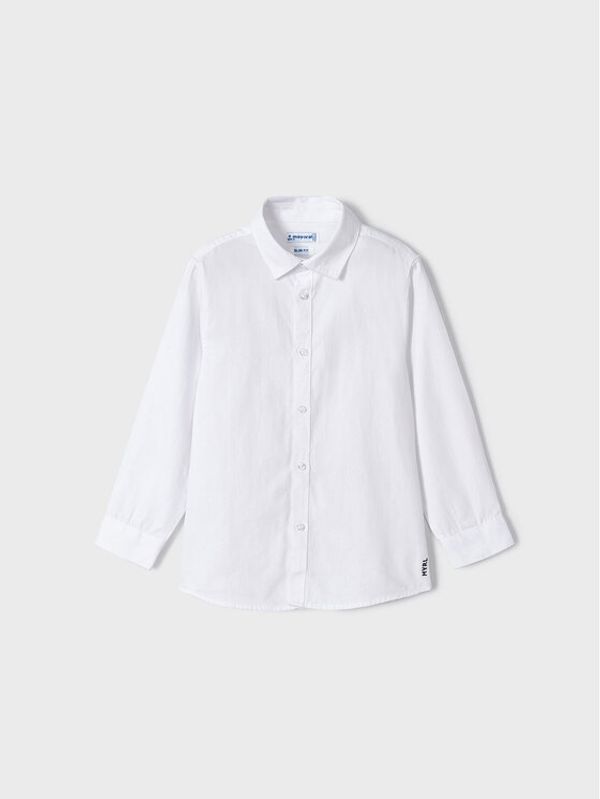 Mayoral Mayoral Риза 146 Бял Regular Fit