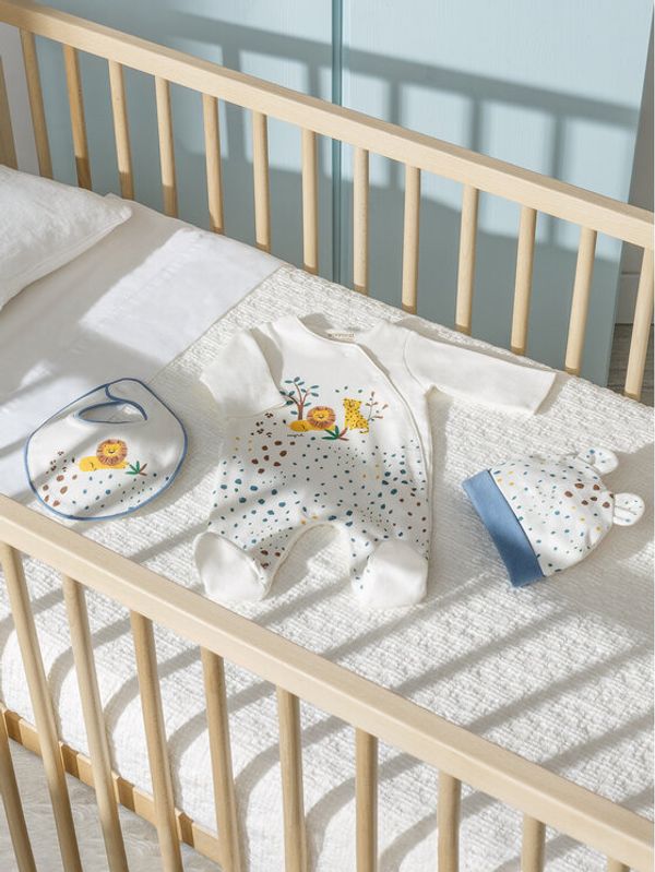 Mayoral Mayoral Ромпер 9208 Бял Regular Fit