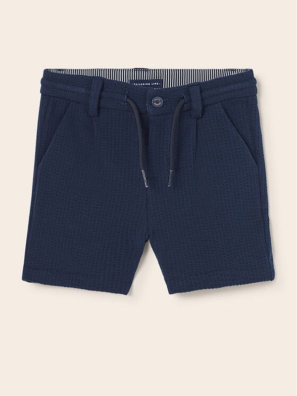 Mayoral Mayoral Шорти от плат 1287 Тъмносин