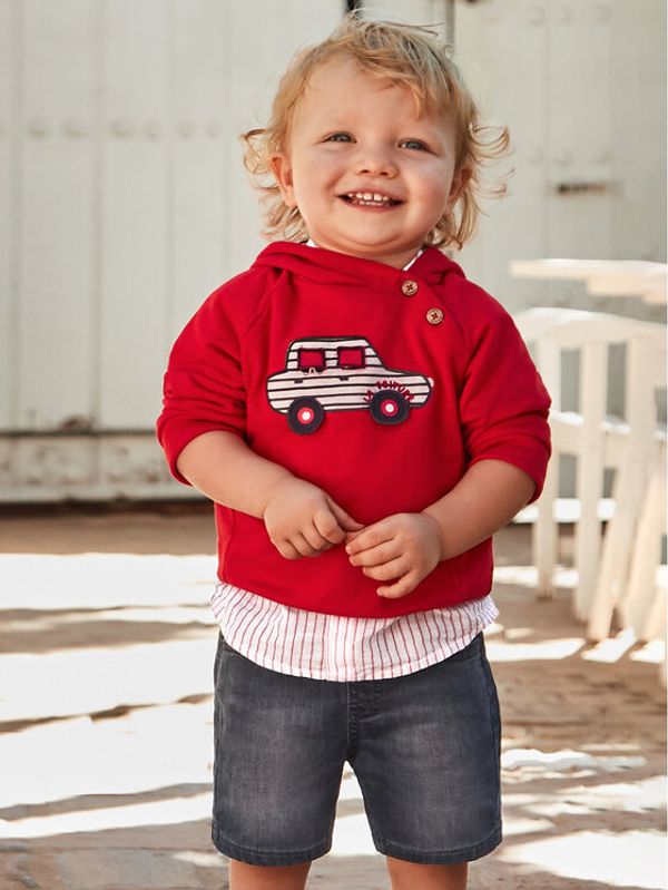 Mayoral Mayoral Шорти от плат 1289 Сив