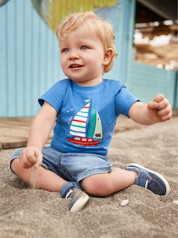 Mayoral Mayoral Шорти от плат 1289 Тъмносин