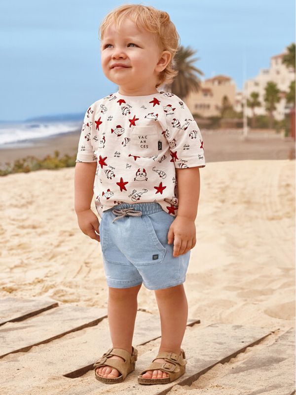 Mayoral Mayoral Шорти от плат 1292 Син