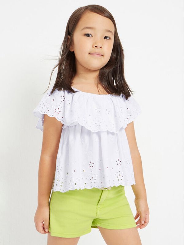 Mayoral Mayoral Шорти от плат 234 Зелен Regular Fit