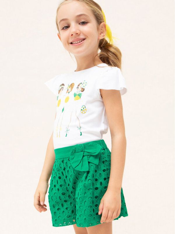 Mayoral Mayoral Шорти от плат 3201 Зелен