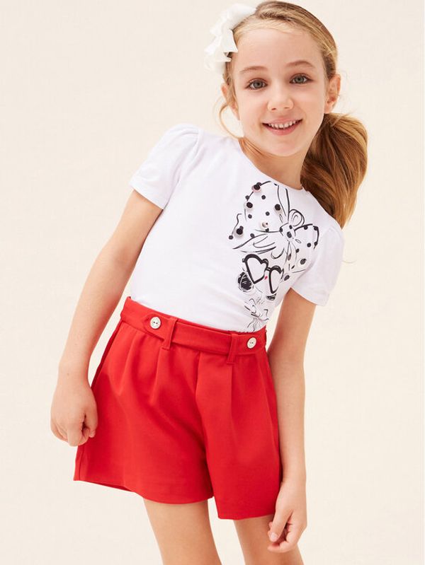 Mayoral Mayoral Шорти от плат 3202 Червен