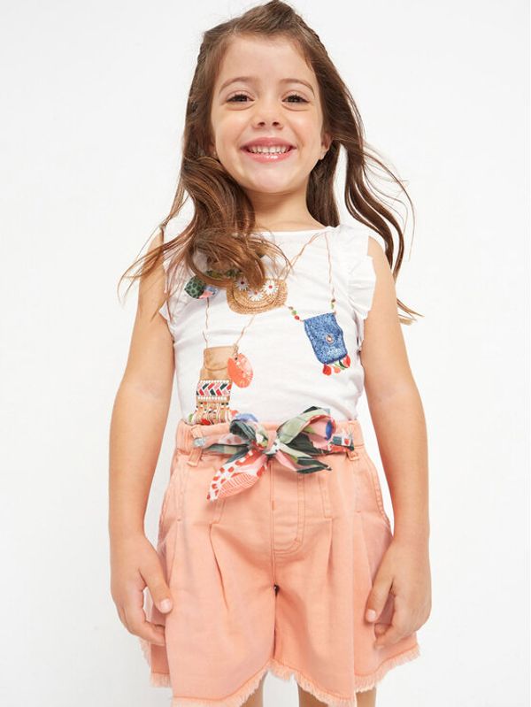 Mayoral Mayoral Шорти от плат 3209 Оранжев