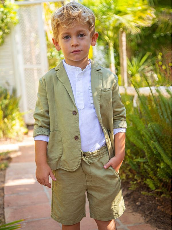 Mayoral Mayoral Шорти от плат 3221 Зелен