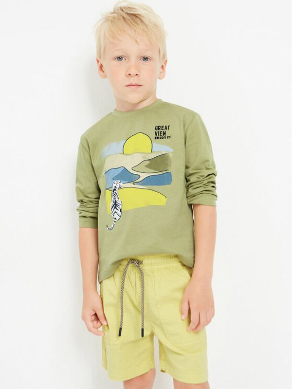 Mayoral Mayoral Шорти от плат 3225 Жълт