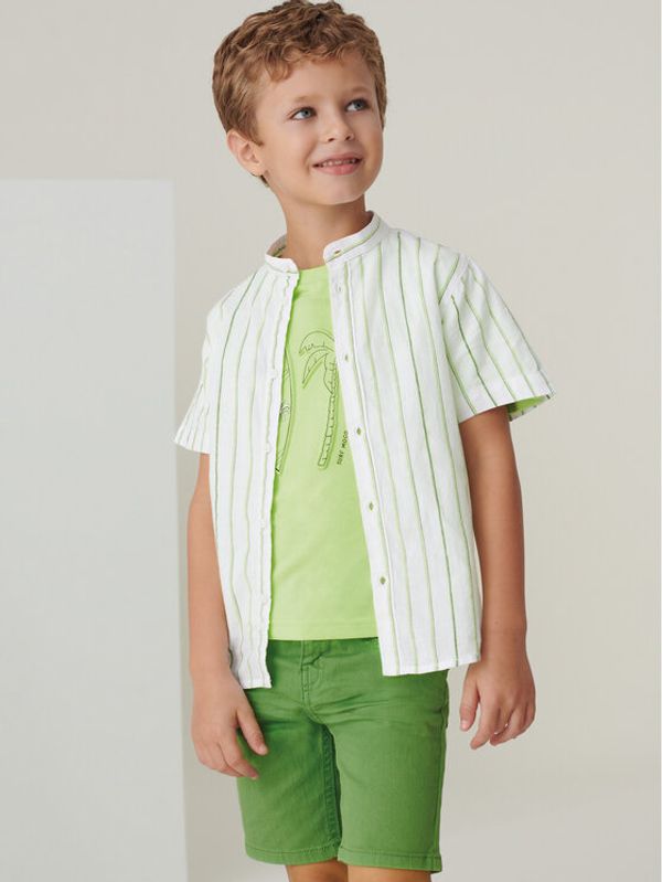 Mayoral Mayoral Шорти от плат 3235 Зелен