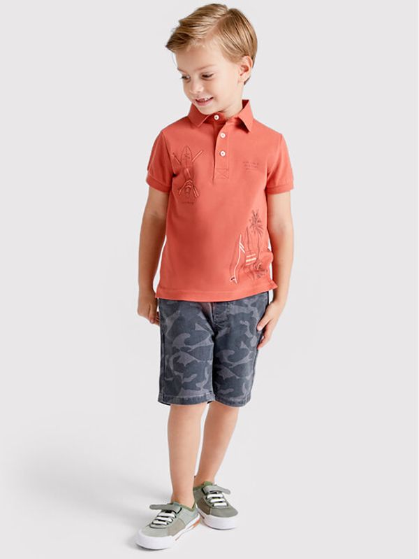 Mayoral Mayoral Шорти от плат 3264 Сив Regular Fit