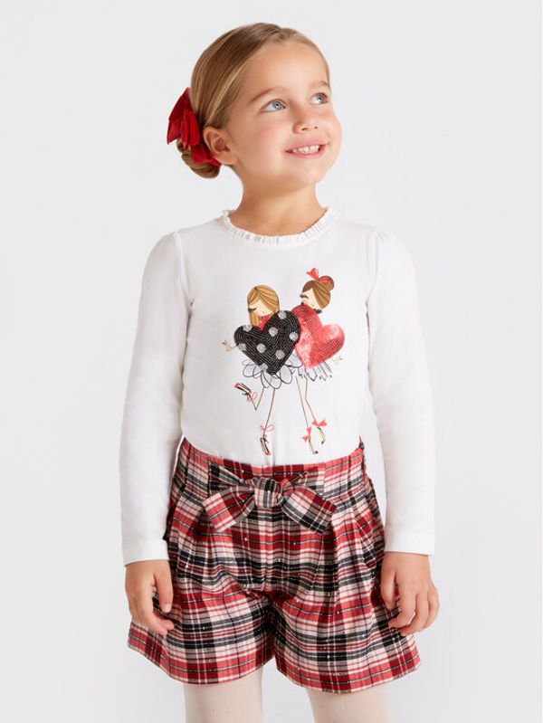 Mayoral Mayoral Шорти от плат 4210 Бордо Regular Fit