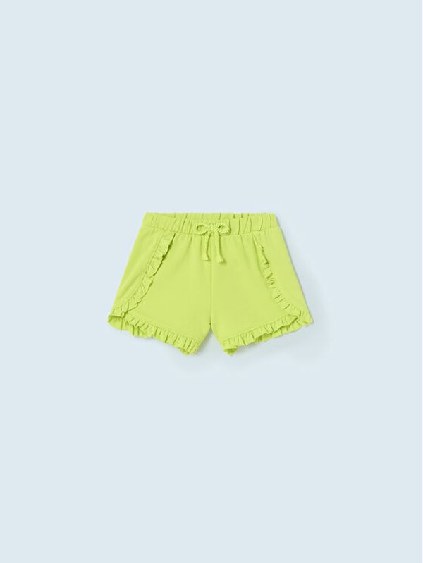 Mayoral Mayoral Шорти от плат 603 Зелен Regular Fit