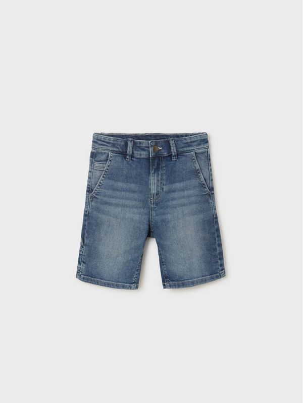 Mayoral Mayoral Шорти от плат 6252 Тъмносин