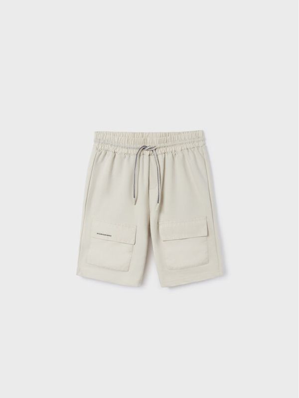 Mayoral Mayoral Шорти от плат 6255 Екрю