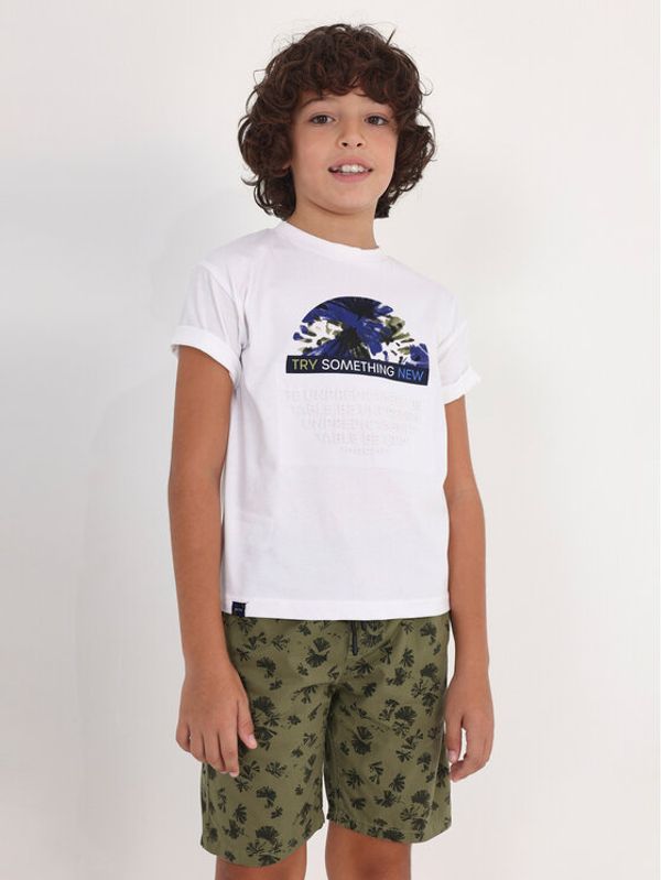 Mayoral Mayoral Шорти от плат 6262 Бял