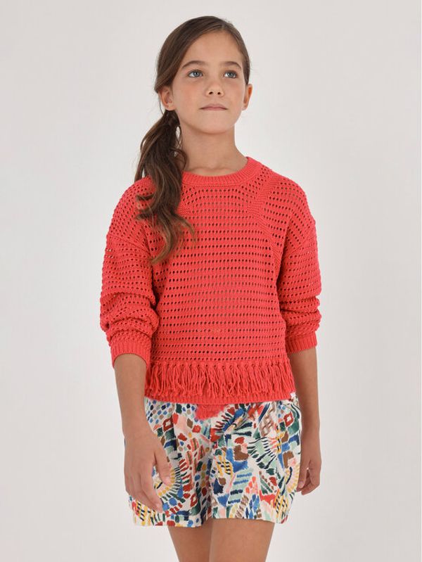 Mayoral Mayoral Шорти от плат 6907 Бял