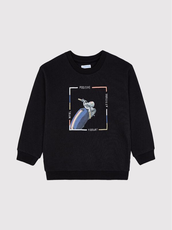 Mayoral Mayoral Суитшърт 4406 Черен Regular Fit