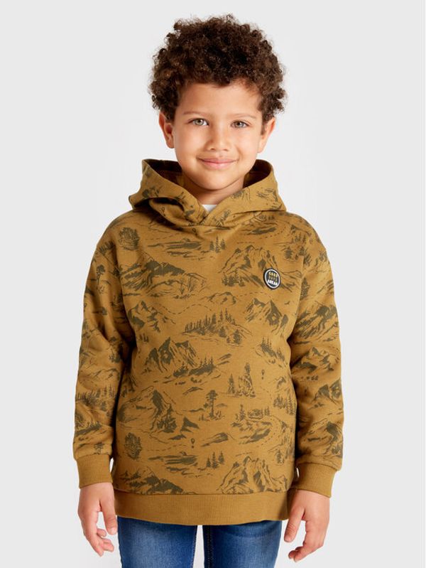 Mayoral Mayoral Суитшърт 4450 Кафяв Regular Fit