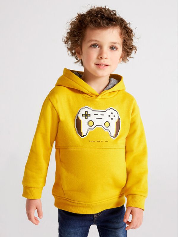 Mayoral Mayoral Суитшърт 4456 Жълт Regular Fit