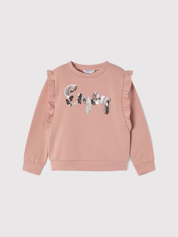 Mayoral Mayoral Суитшърт 4476 Розов Regular Fit
