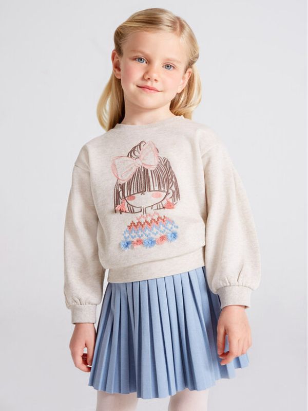 Mayoral Mayoral Суитшърт 4479 Бежов Regular Fit