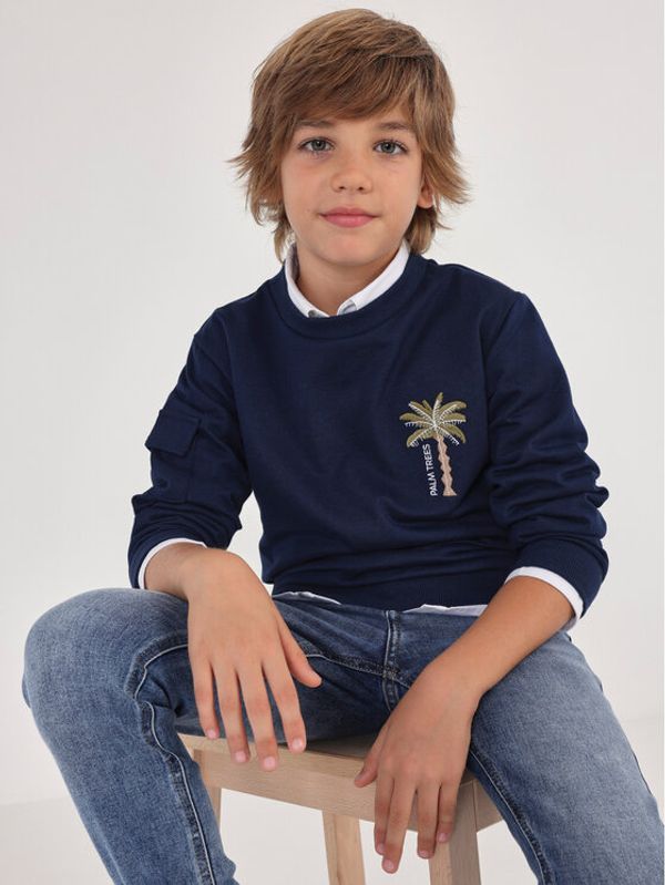 Mayoral Mayoral Суитшърт 6440 Тъмносин