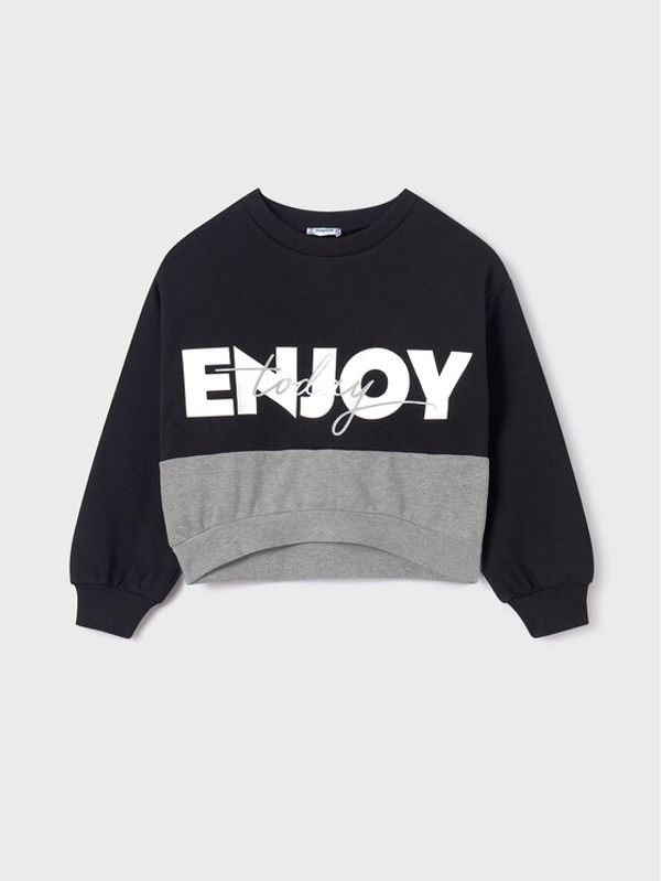 Mayoral Mayoral Суитшърт 7.406 Черен Regular Fit