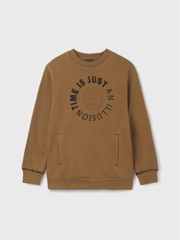 Mayoral Mayoral Суитшърт 7450 Кафяв Regular Fit