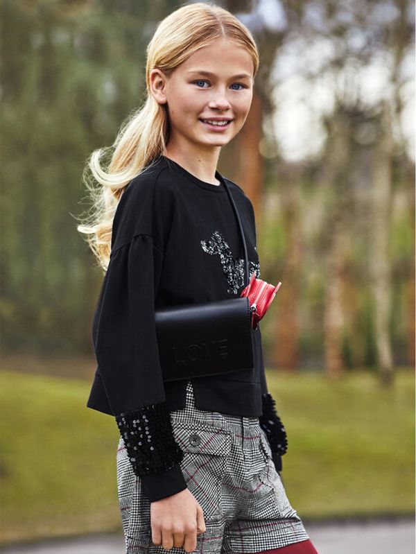 Mayoral Mayoral Суитшърт 7469 Черен Regular Fit