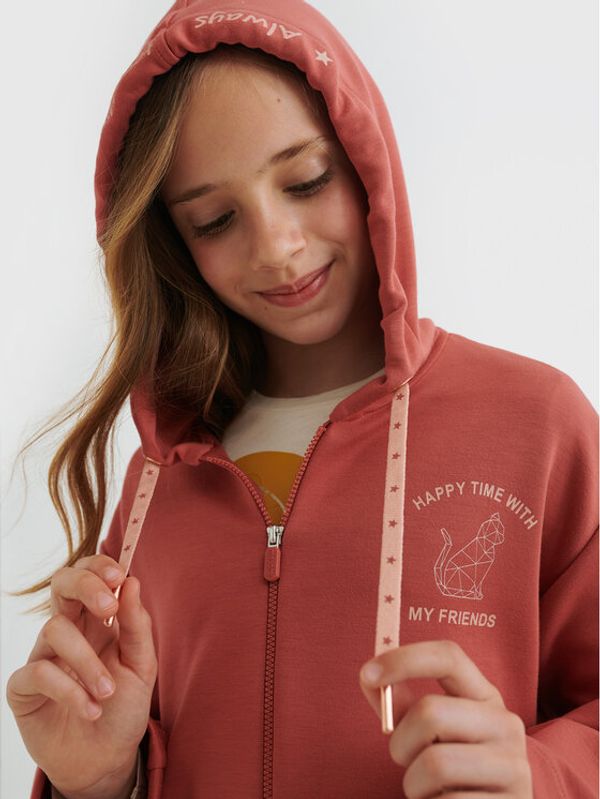 Mayoral Mayoral Суитшърт 7490 Розов Regular Fit