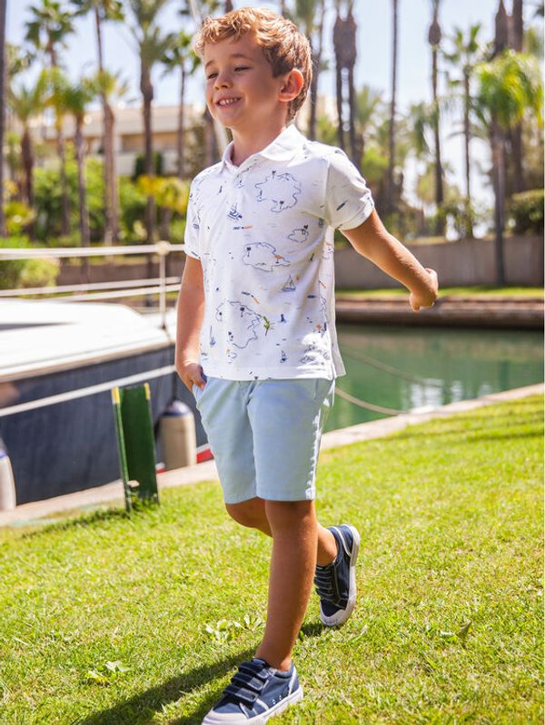 Mayoral Mayoral Текстилни панталони 202 Син