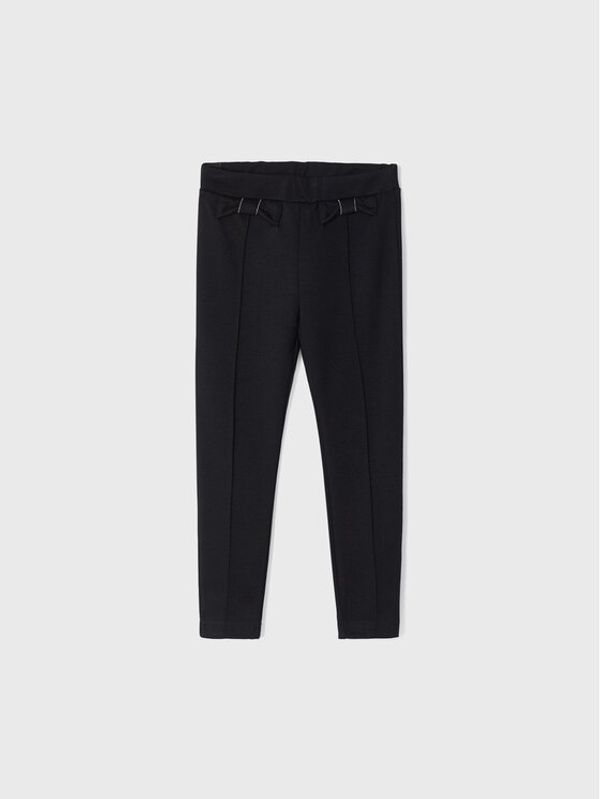 Mayoral Mayoral Текстилни панталони 4502 Черен Slim Fit