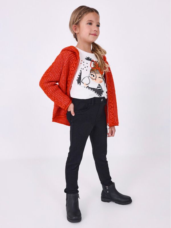 Mayoral Mayoral Текстилни панталони 511 Черен Regular Fit