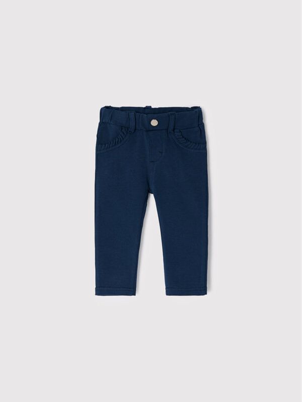 Mayoral Mayoral Текстилни панталони 550 Тъмносин Super Skinny Fit