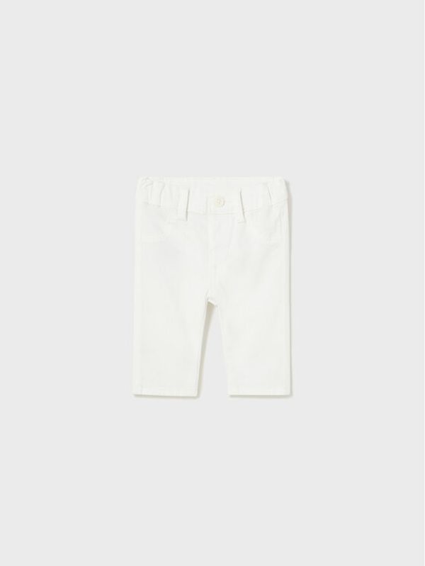 Mayoral Mayoral Текстилни панталони 595 Бял