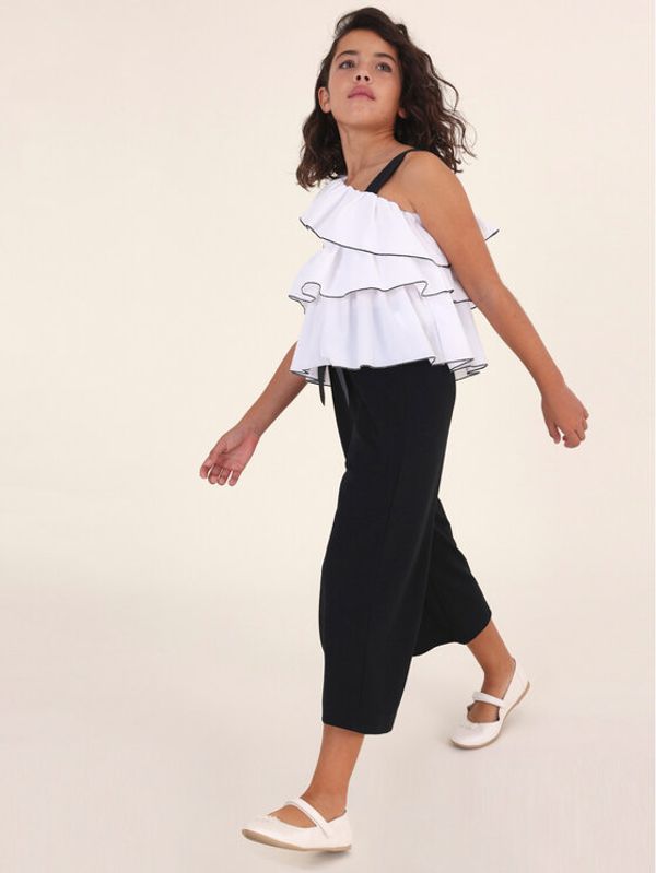 Mayoral Mayoral Текстилни панталони 6577 Черен