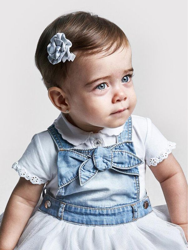 Mayoral Mayoral Тениска с яка и копчета 1176 Бял Regular Fit