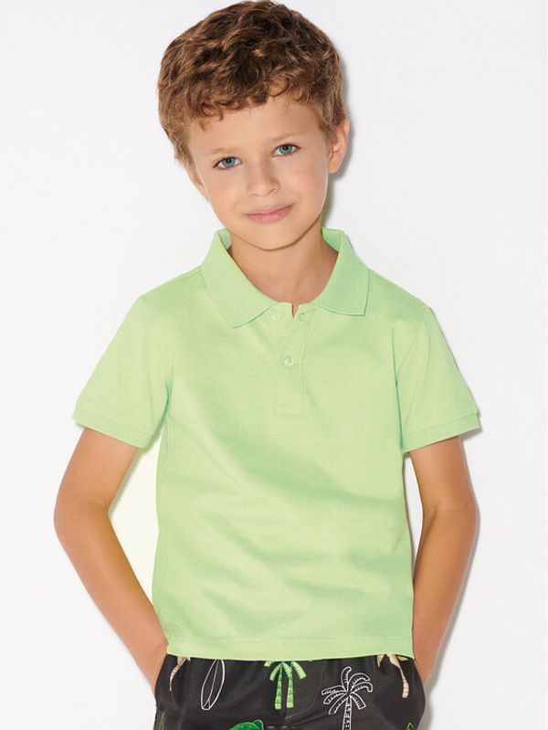 Mayoral Mayoral Тениска с яка и копчета 150 Зелен