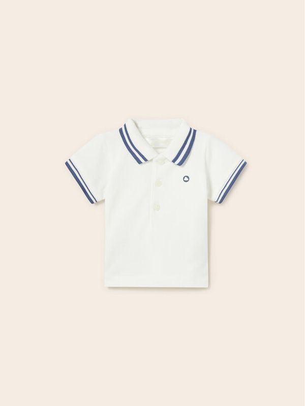 Mayoral Mayoral Тениска с яка и копчета 190 Бял