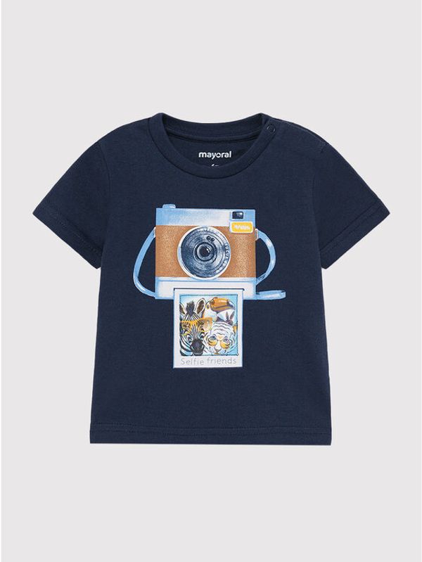 Mayoral Mayoral Тишърт 1003 Тъмносин Regular Fit