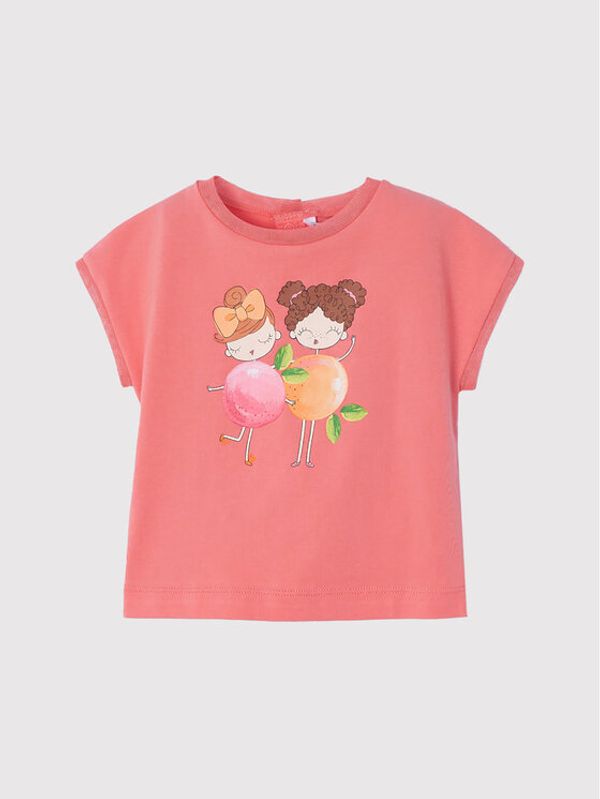 Mayoral Mayoral Тишърт 1022 Розов Regular Fit