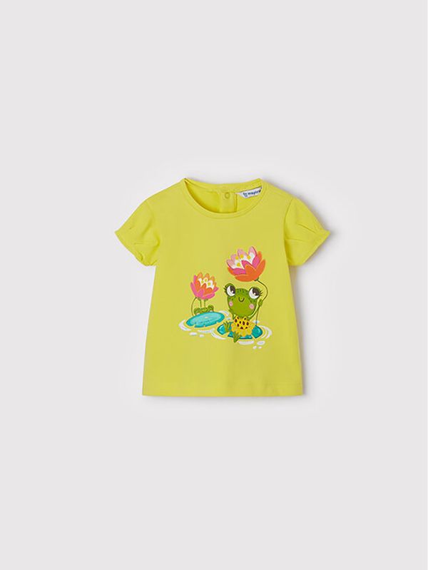 Mayoral Mayoral Тишърт 1034 Жълт Regular Fit