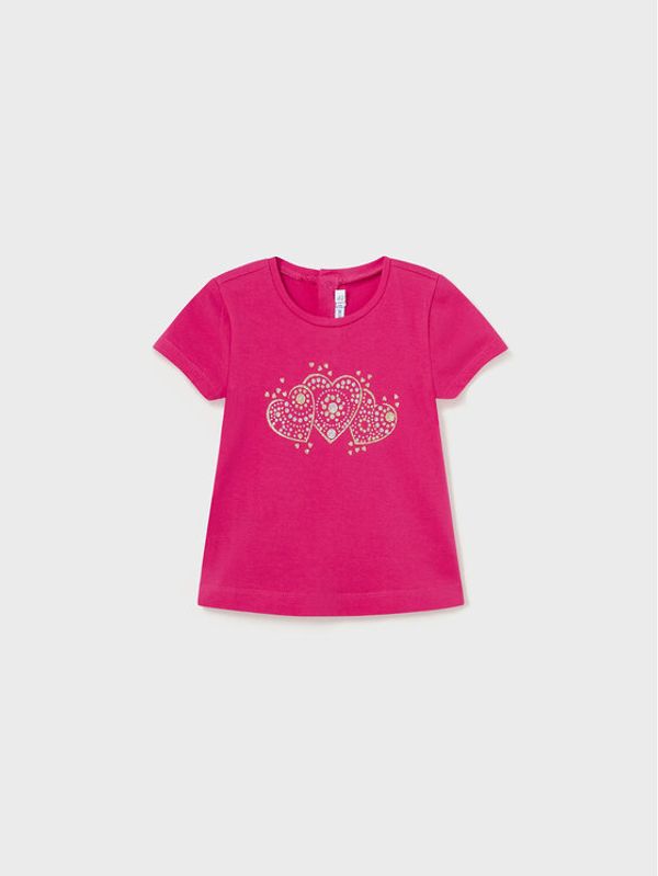 Mayoral Mayoral Тишърт 105 Розов Regular Fit